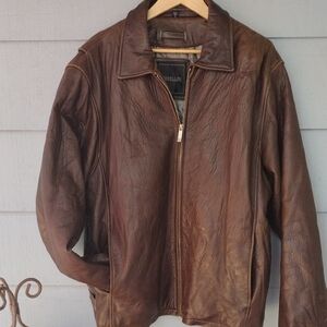 Vintage Leather Distressed Jacket